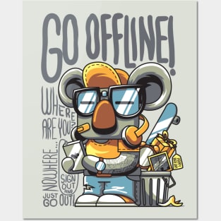 Go Offline Posters and Art